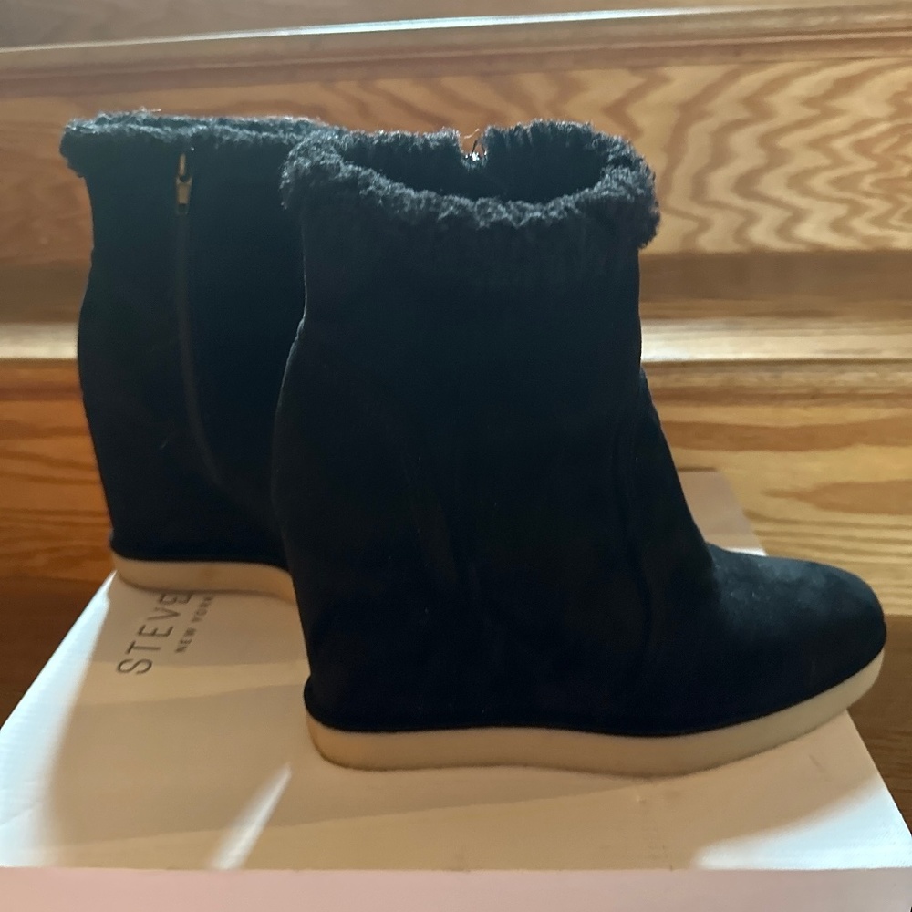 Steven New York black Marbella mult platform boots - Picture 1 of 6